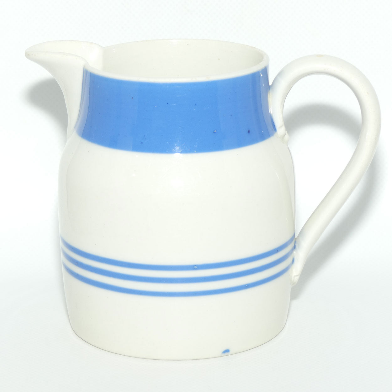 Adderley Blue and White Banded Kitchen Ware | milk jug | Vintage Kitchenalia