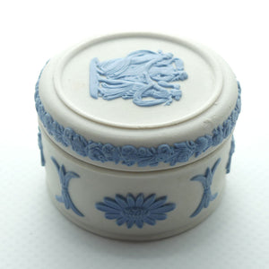 Wedgwood Jasper | Pale Blue on White | 3 Maidens miniature trinket