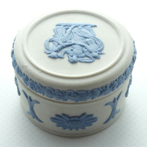 Wedgwood Jasper | Pale Blue on White | 3 Maidens miniature trinket