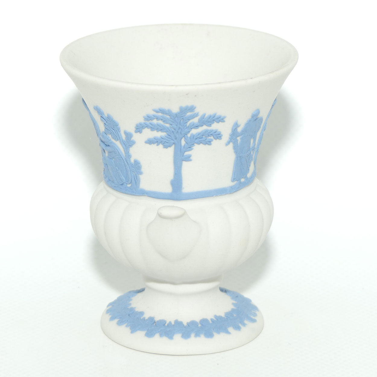 Wedgwood Jasper | Blue on White | Campagna vase | #2