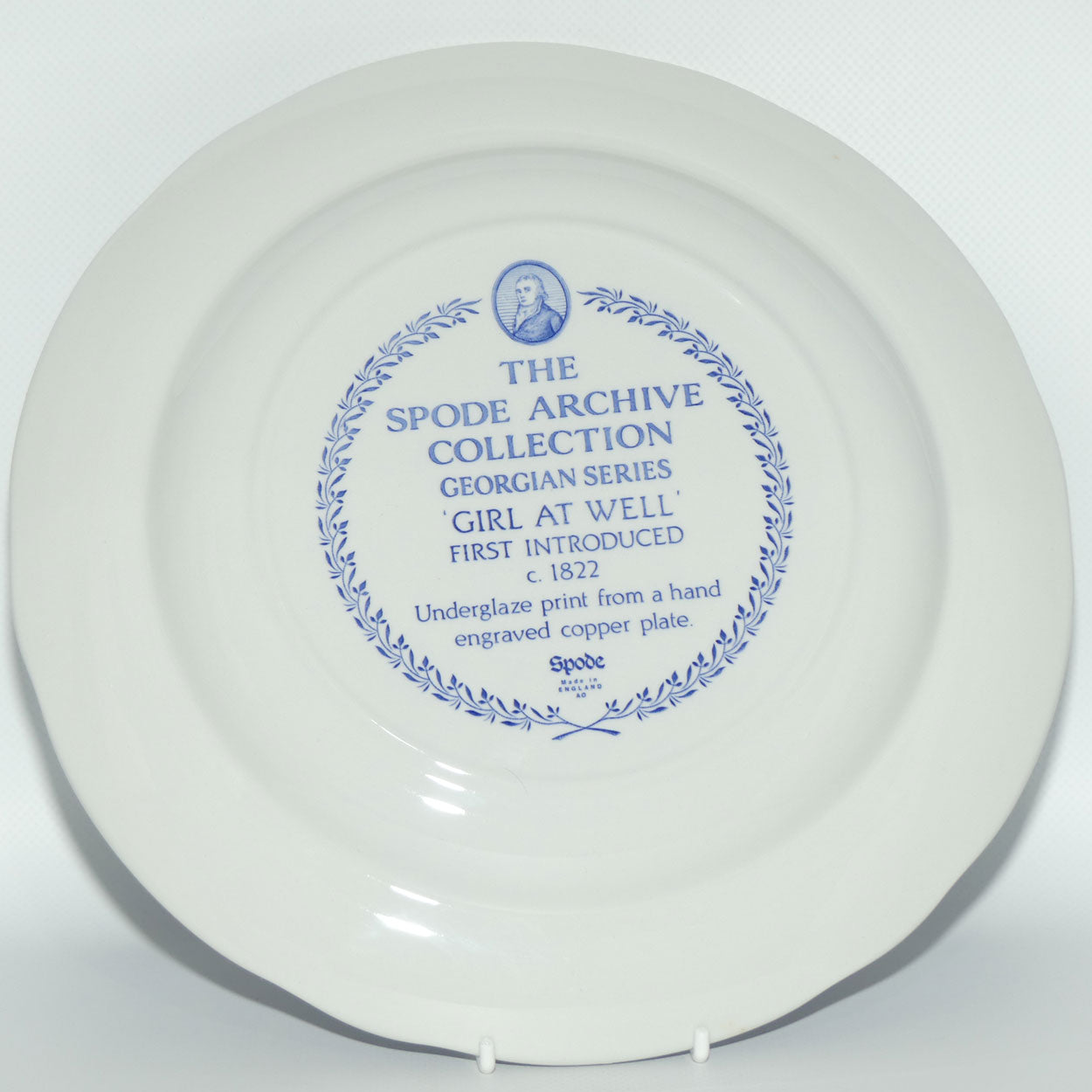 Spode Blue Room Collection | Girl at Well plate | 26cm | #2