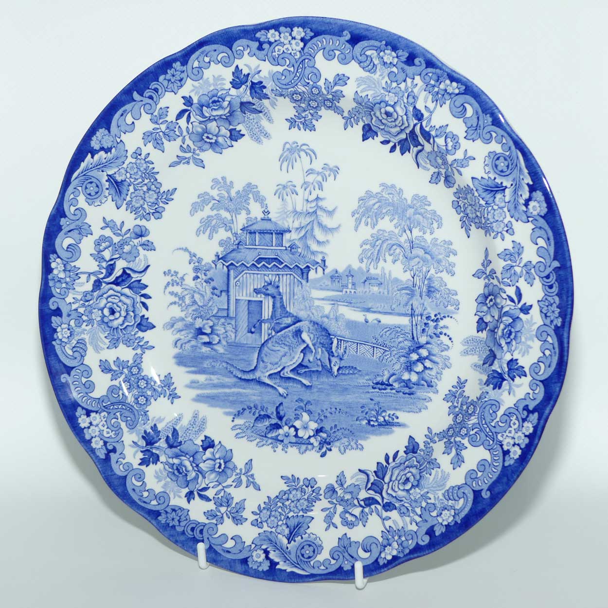 Spode Blue Room Collection | The Kangaroo Enclosure plate | 26cm