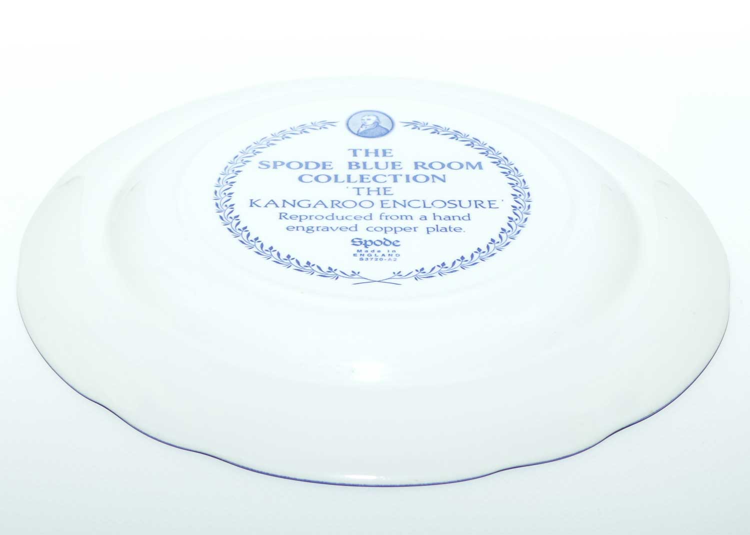 Spode Blue Room Collection | The Kangaroo Enclosure plate | 26cm