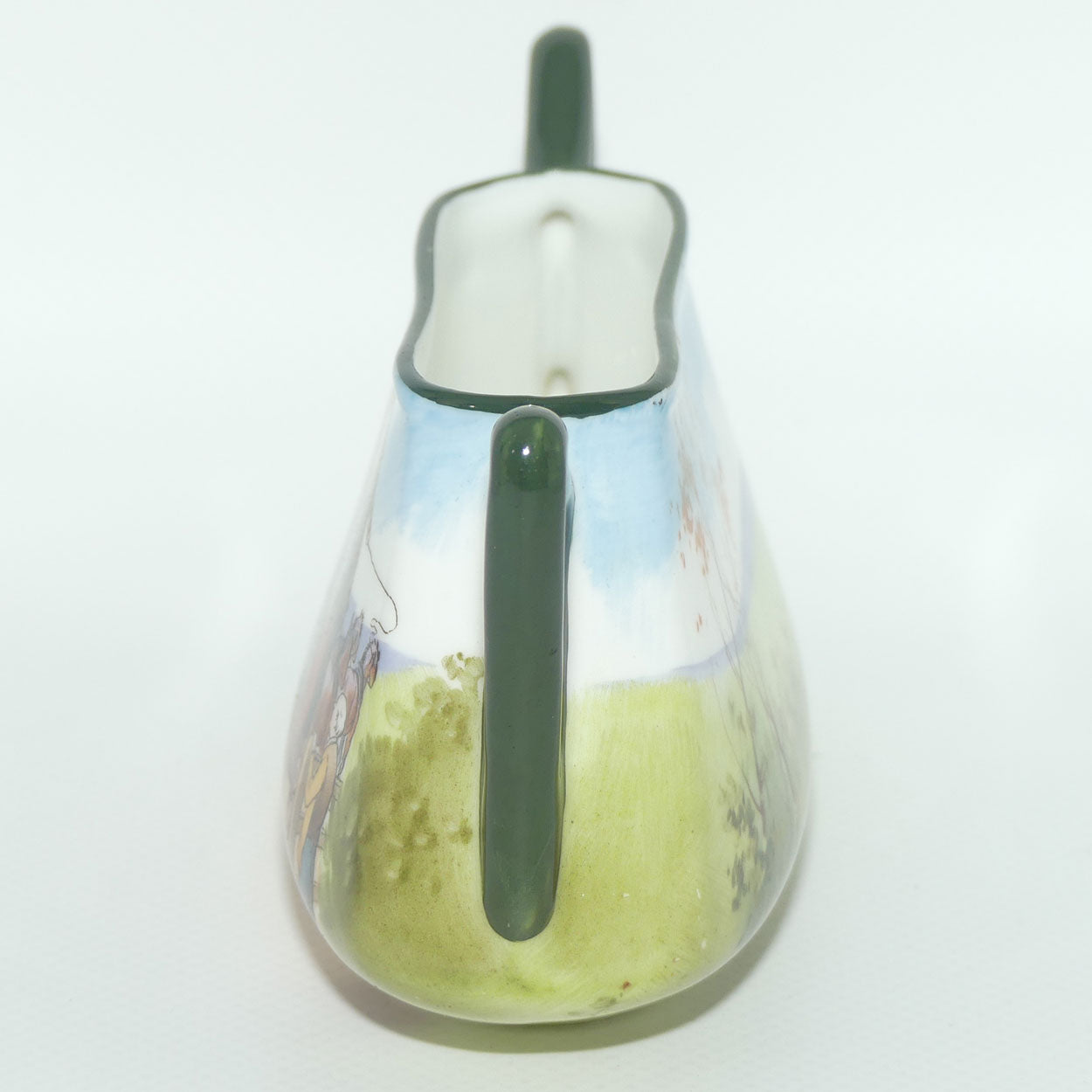 Royal Doulton Coaching Days twin handle vase | High Handles | rare Blue Sky variation E2768