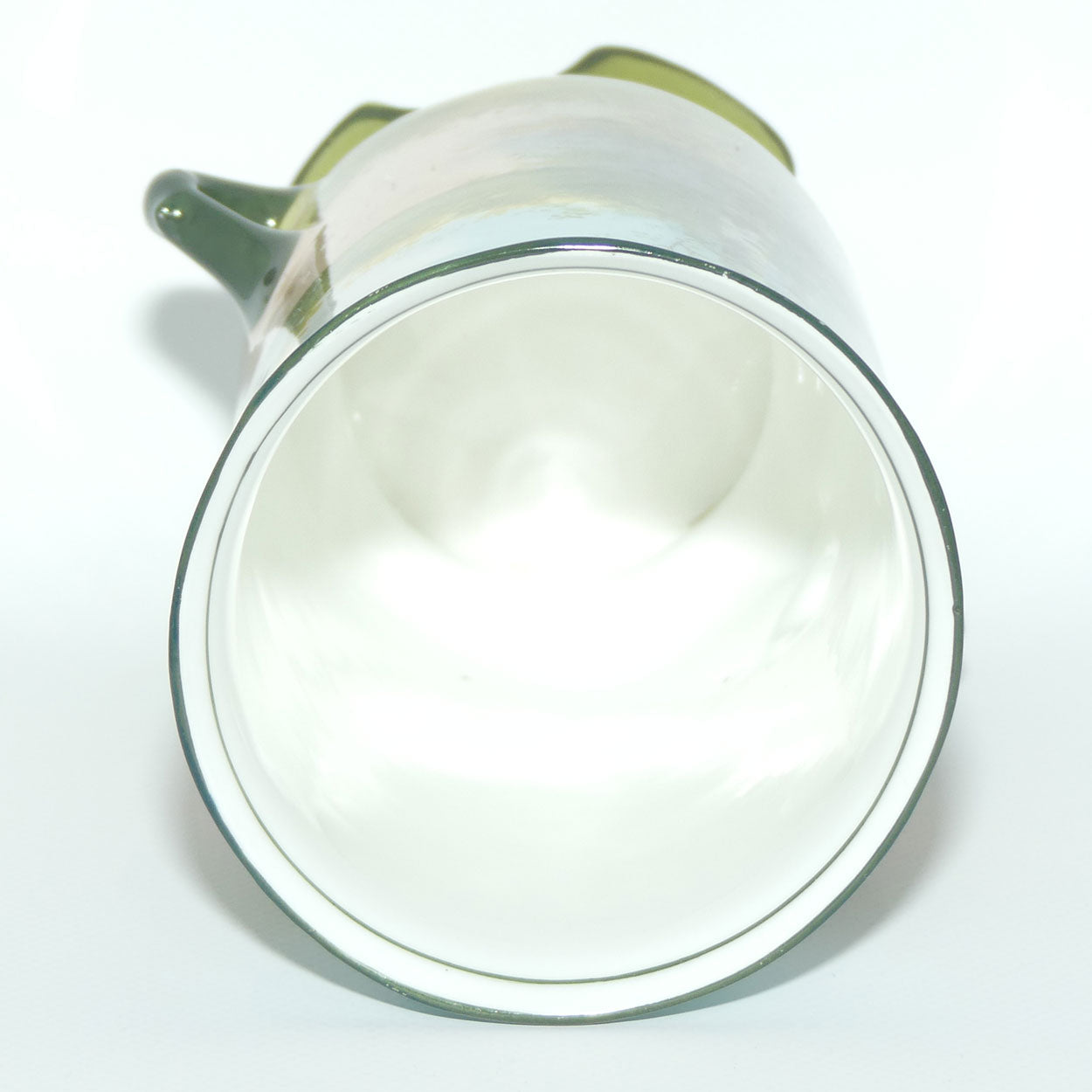 Royal Doulton Coaching Days twin handle vase | 4 feet E2768 | rare Blue Sky variation | unstamped