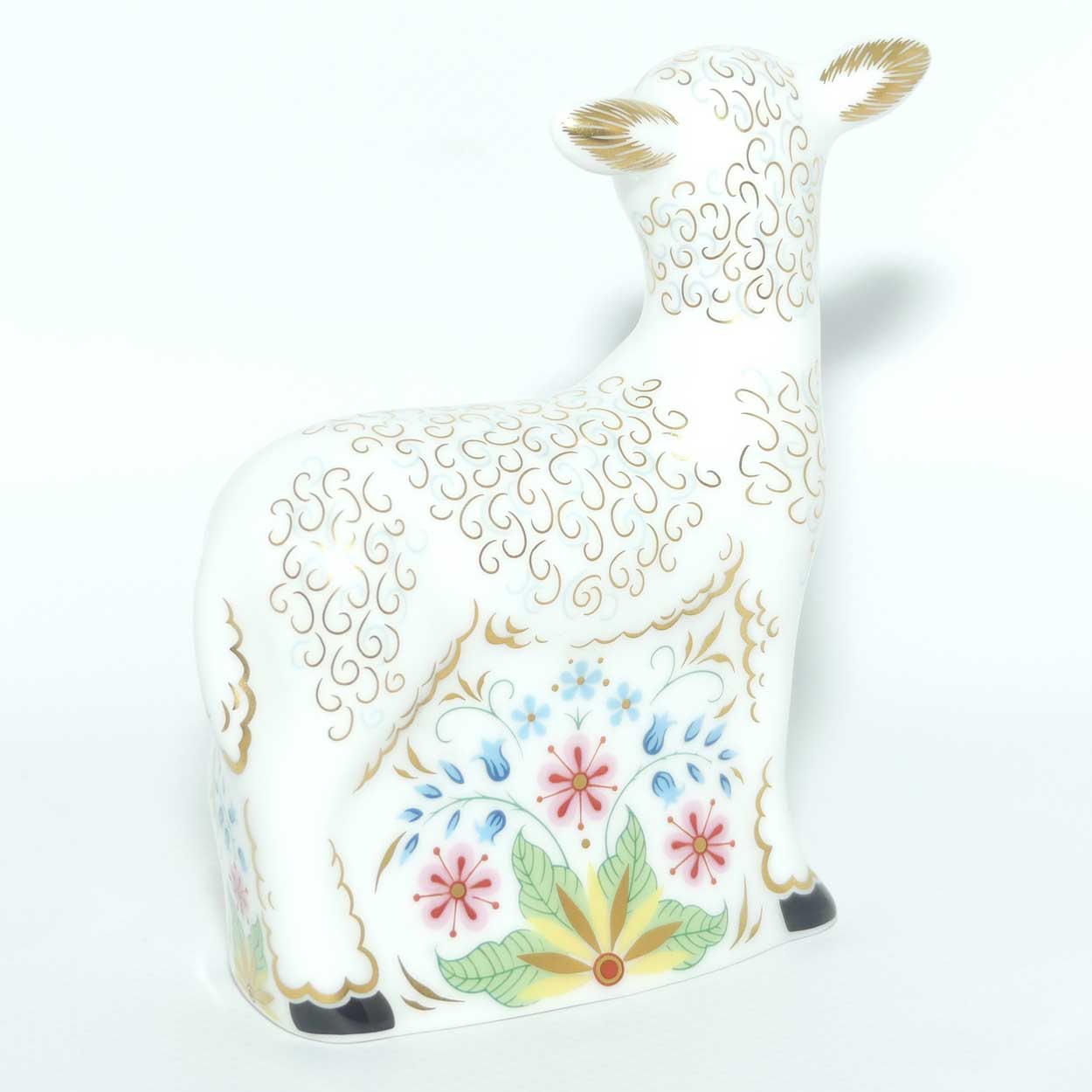 Royal Crown Derby paperweight | Bo | Baby Sheep | Ltd Ed | signed and boxed