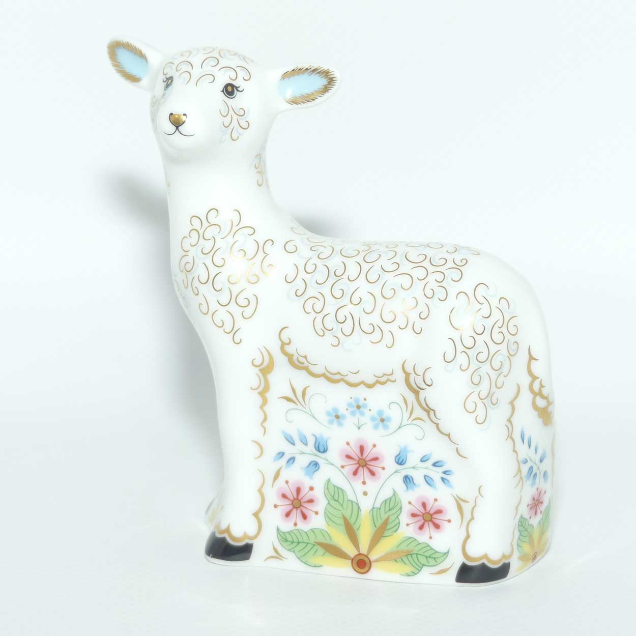 Royal Crown Derby paperweight | Bo | Baby Sheep | Ltd Ed | signed and boxed