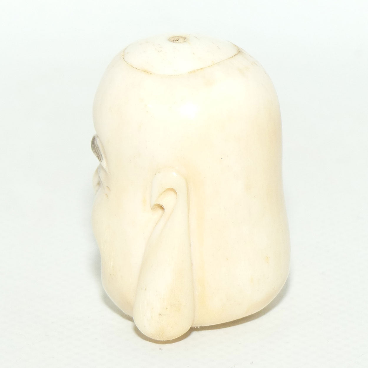 Chinese Carved Bone Buddha caricature