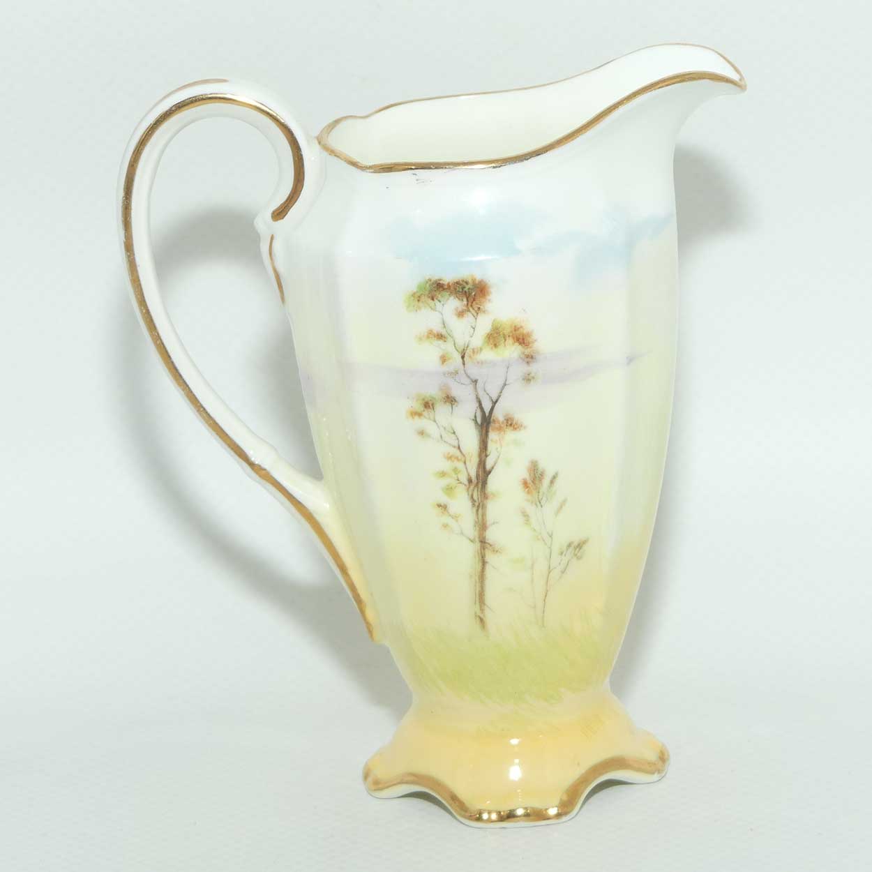 Royal Doulton English Cottages A fancy shape milk jug and sugar bowl | Fine Bone China