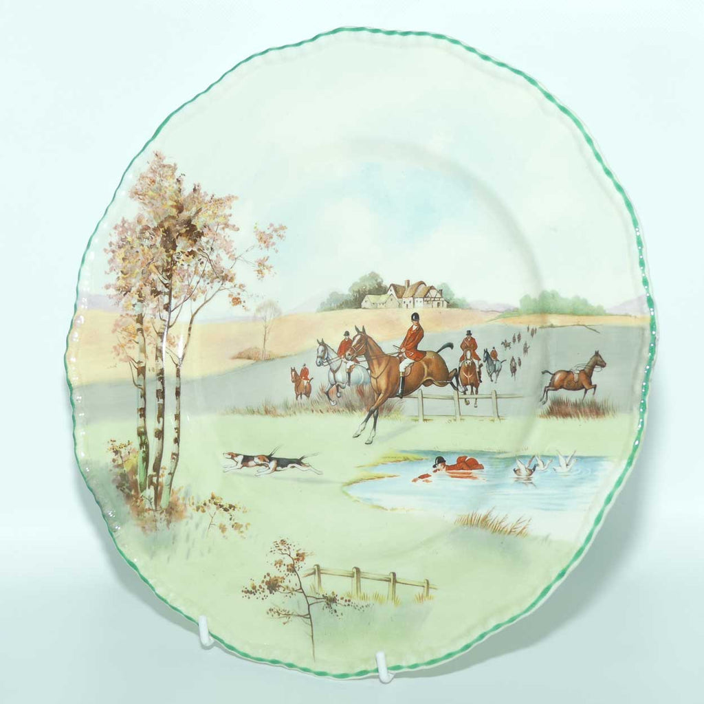 Royal Doulton Fox Hunting plate | Bullet Edge | Fine Bone China body | 27cm | #2