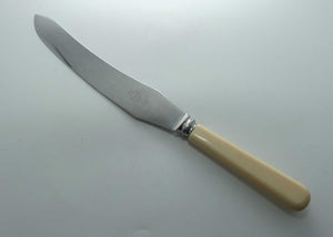 Warranted Sheffield blade Faux Bone Handle carving knife