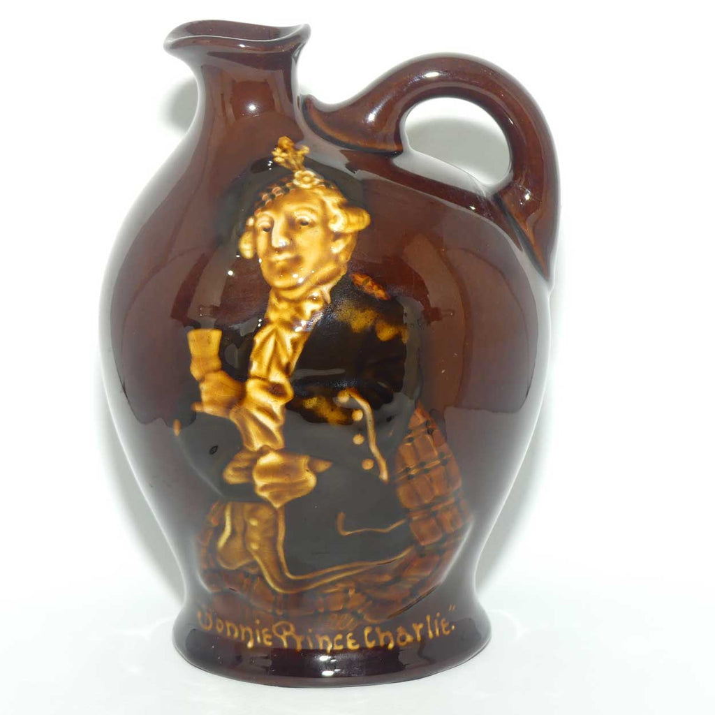 Royal Doulton Kingsware Bonnie Prince Charlie flask | no stopper 