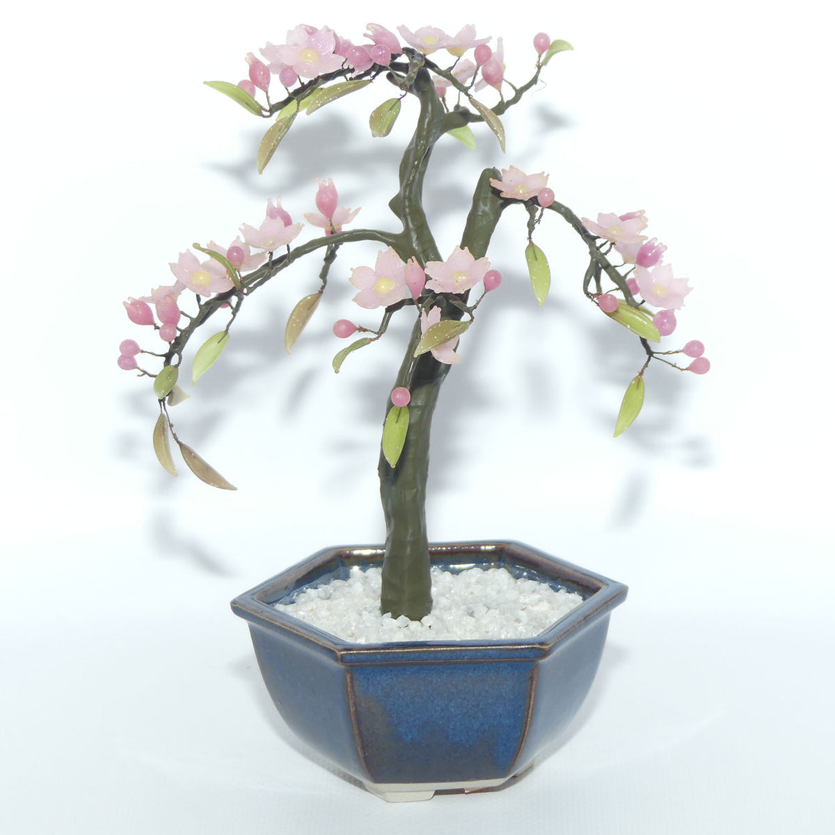 Japanese Bonsai Tree | Flowers made from Rose Quartz