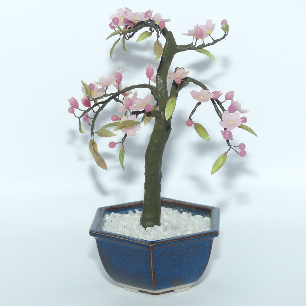 Japanese Bonsai Tree | Flowers made from Rose Quartz