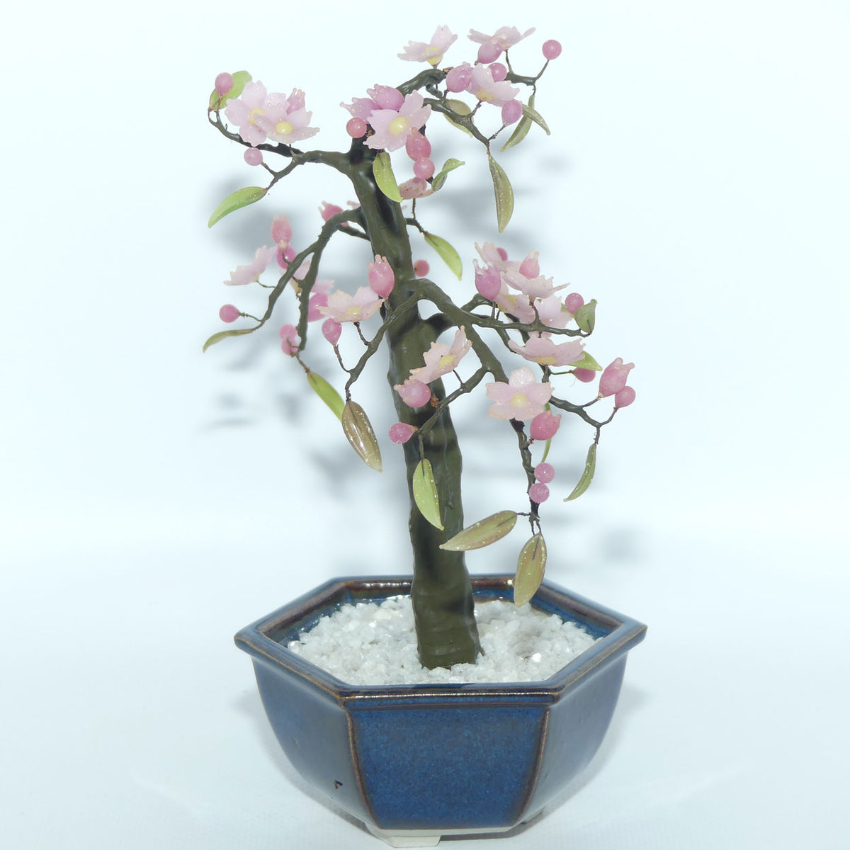 Japanese Bonsai Tree | Flowers made from Rose Quartz