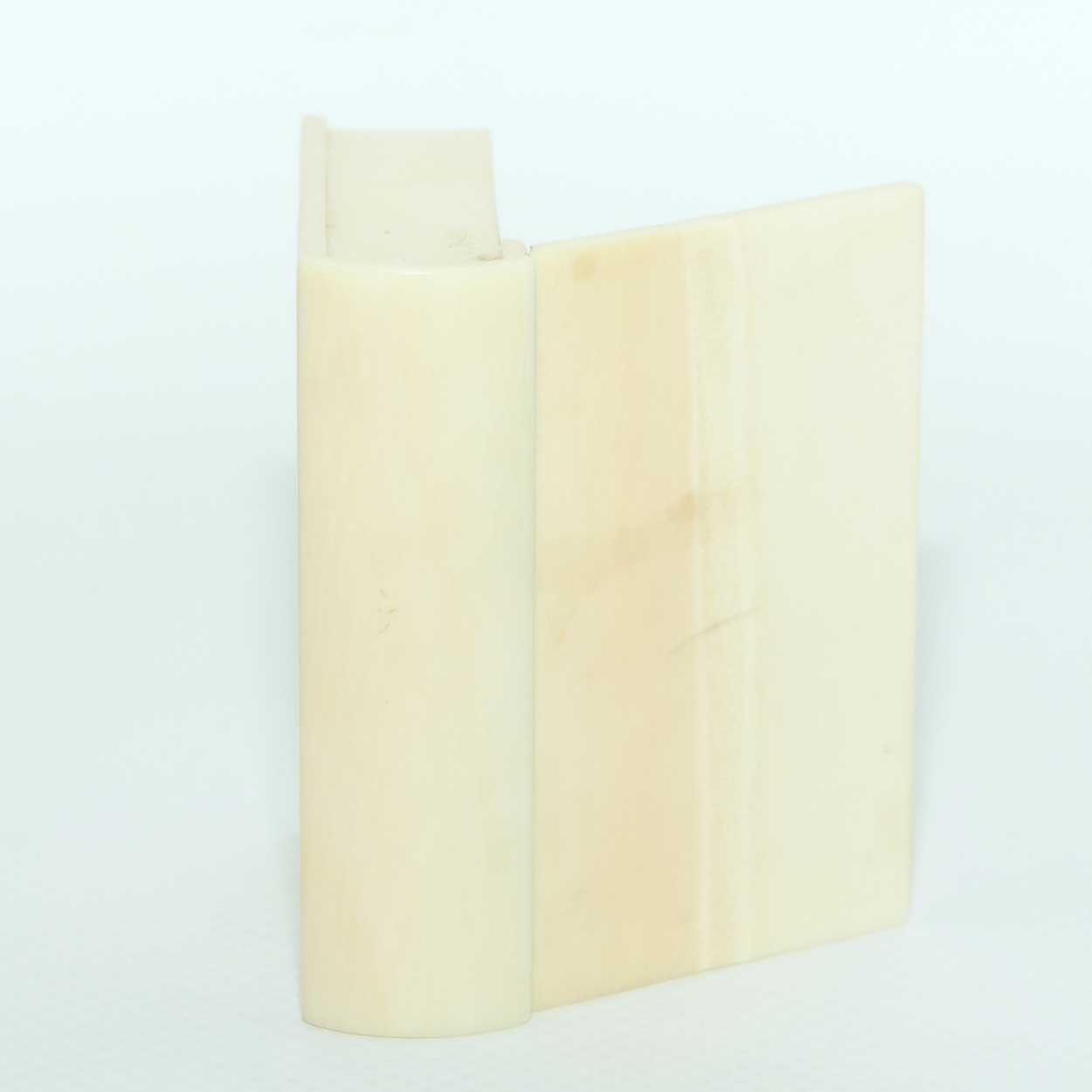 Ivory Trinket Box or Match Box in the form of a Book