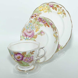 Royal Albert Bone China Bouquet trio | Malvern shape