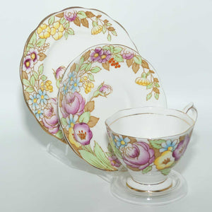 Royal Albert Bone China Bouquet trio | Malvern shape