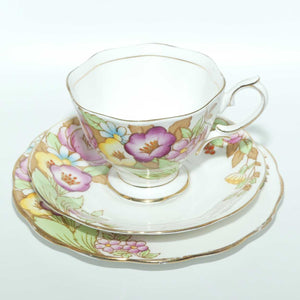 Royal Albert Bone China Bouquet trio | Malvern shape