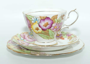 Royal Albert Bone China Bouquet trio | Malvern shape