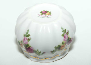 Royal Albert Old Country Roses gilt cord bow pot