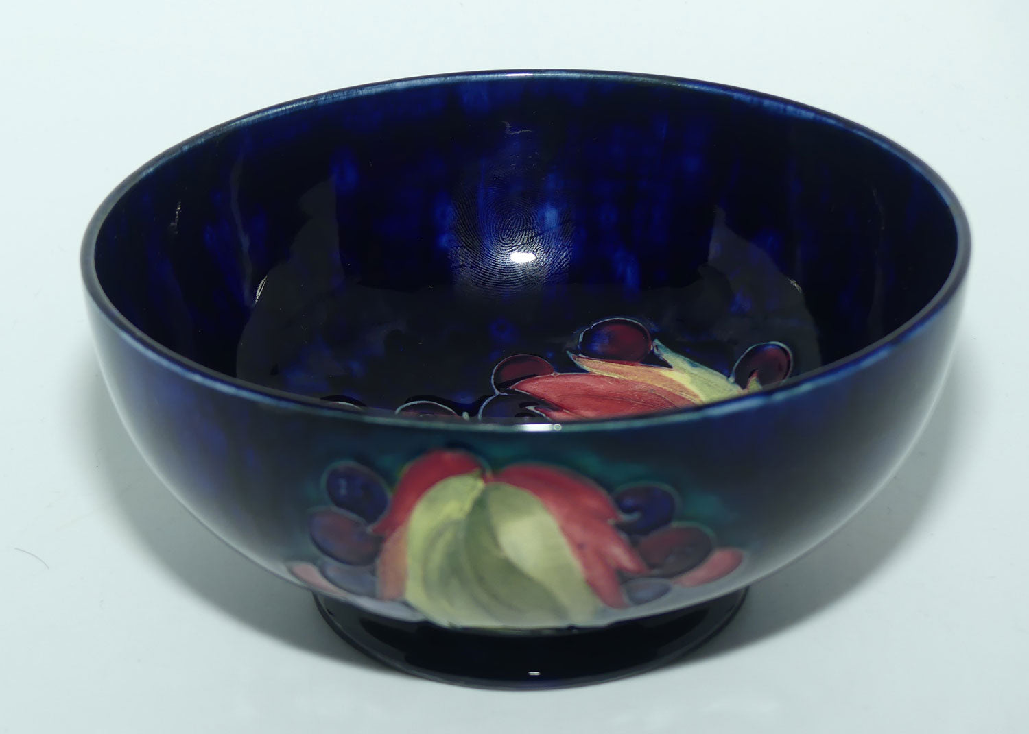 William Moorcroft Leaves and Fruit (Blue Green) bowl