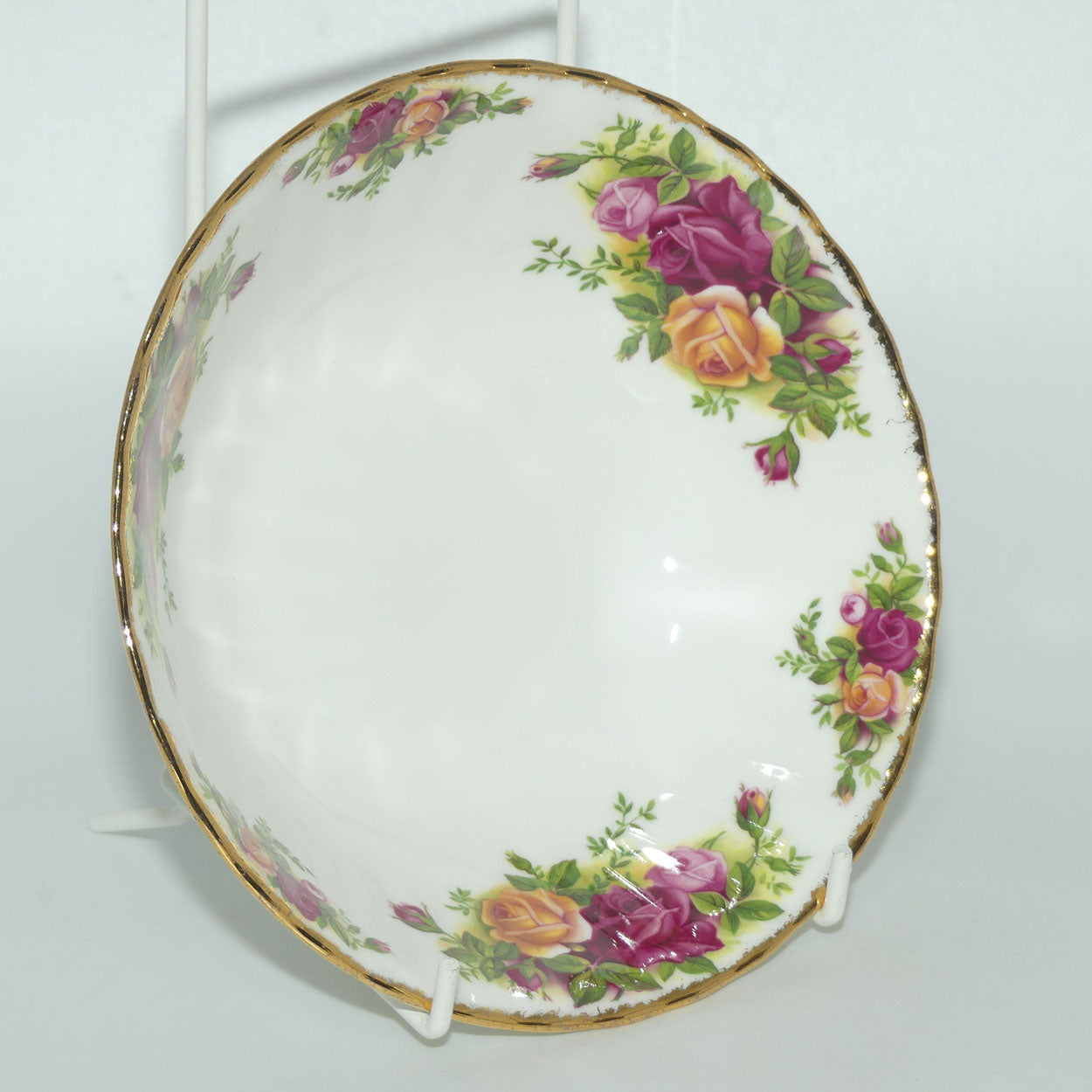 Royal Albert Bone China Old Country Roses England set of 6 bowls | 16cm diam | © 1962 Royal Albert Ltd backstamp | #2