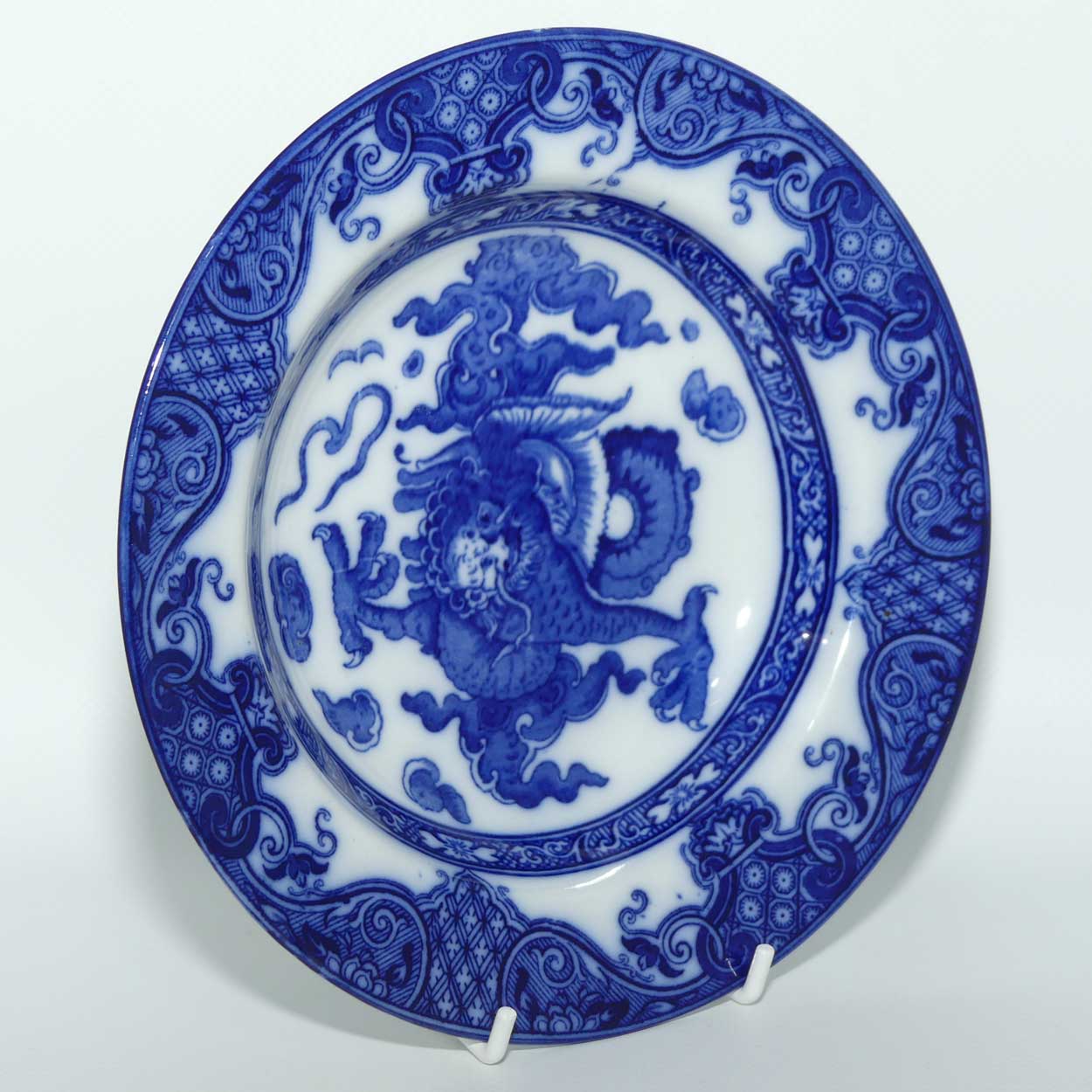 Royal Doulton Flow Blue Oyama pattern bowl | c.1907