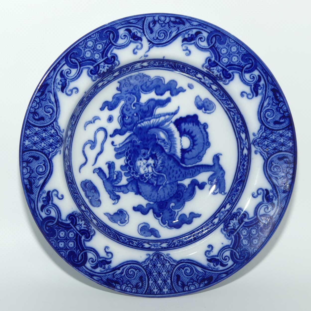 Royal Doulton Flow Blue Oyama pattern bowl | c.1907