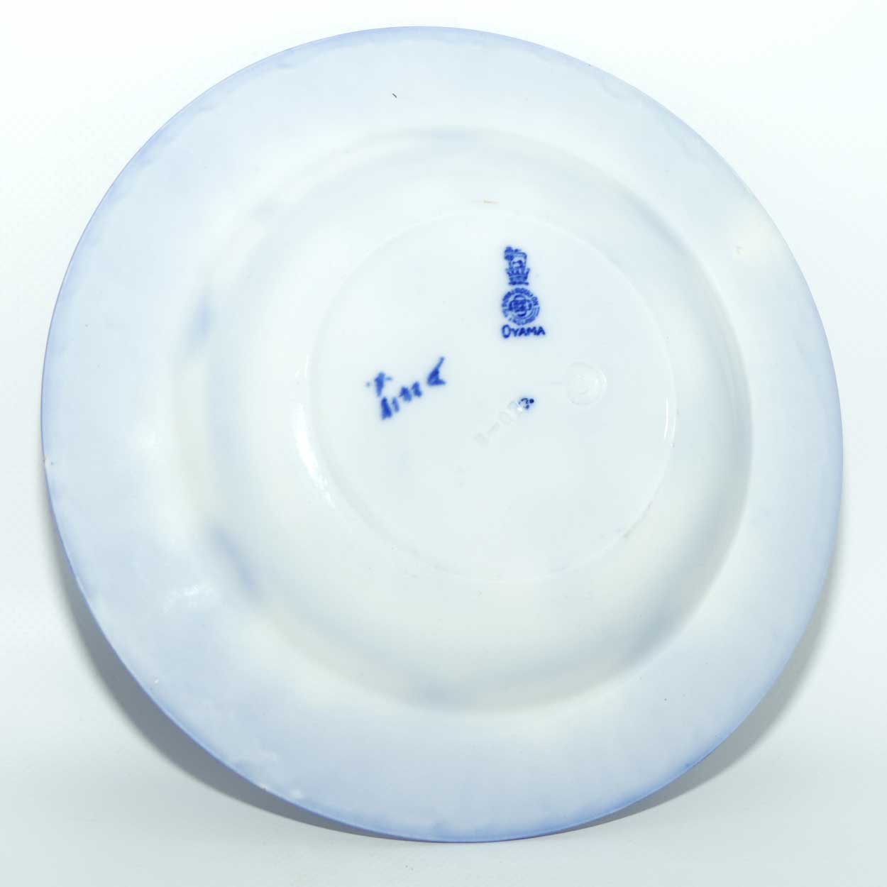 Royal Doulton Flow Blue Oyama pattern bowl | c.1907