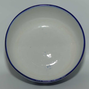 Doulton Burslem England Flow Blue Willow bowl