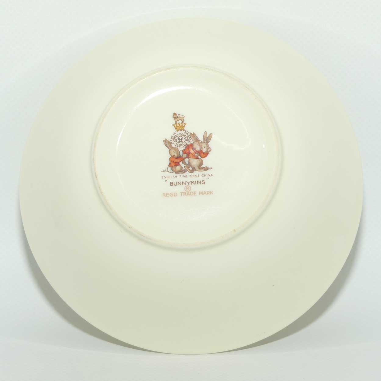 Royal Doulton Bunnykins Playing on the River cereal bowl