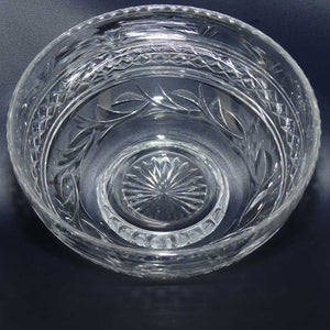 Stuart Crystal Imperial pattern bowl | 21cm diam