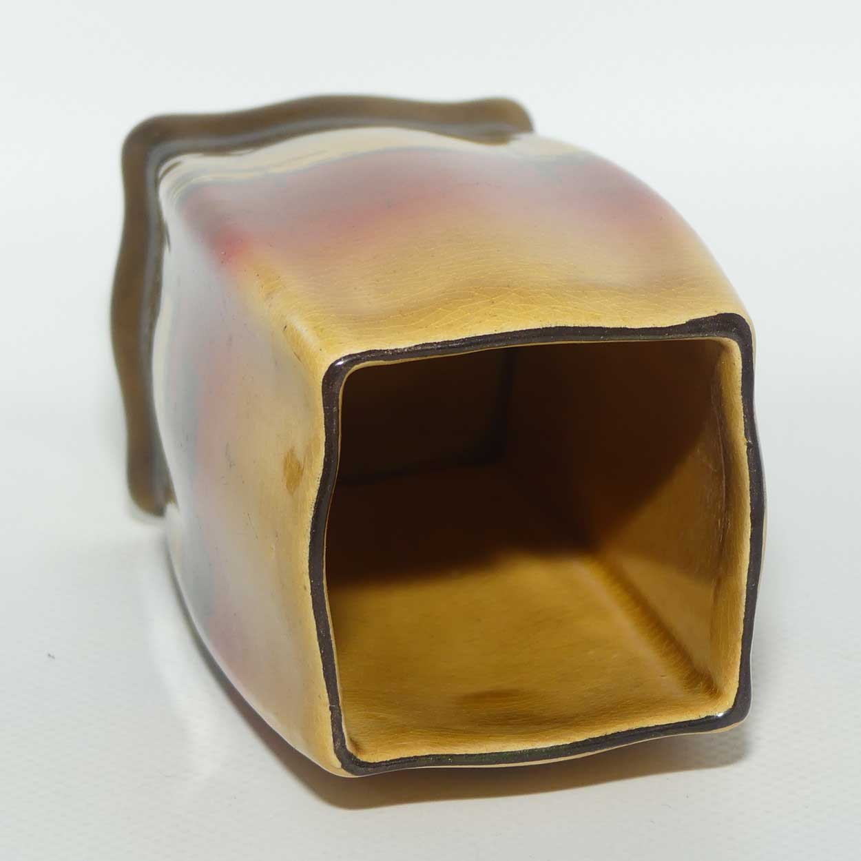 Royal Doulton Poplars at Sunset square vase D3416