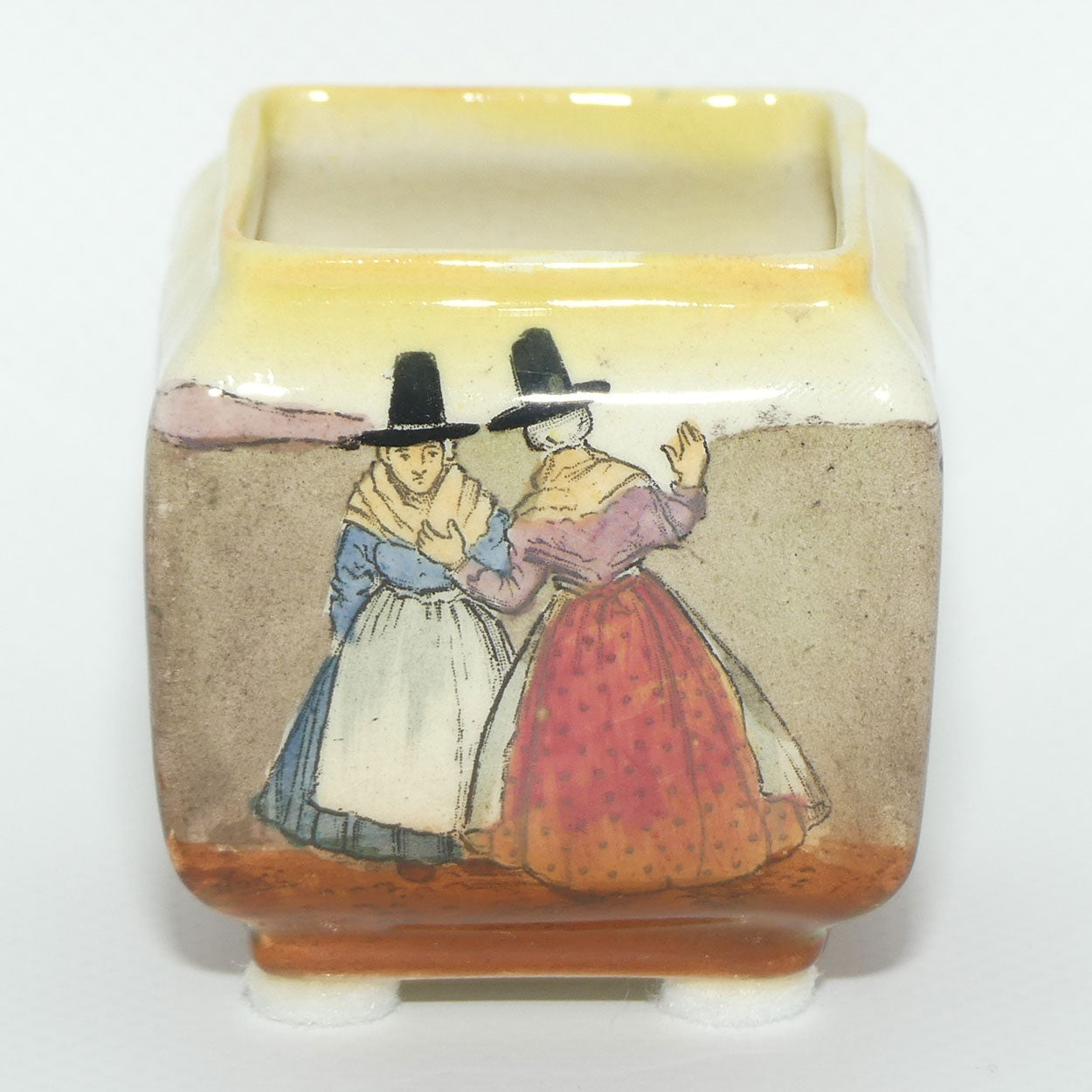 Royal Doulton Welsh miniature box section vase