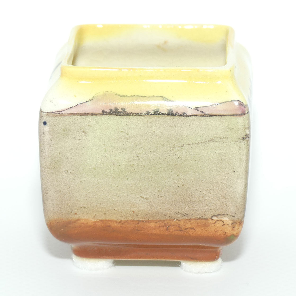 Royal Doulton Welsh miniature box section vase