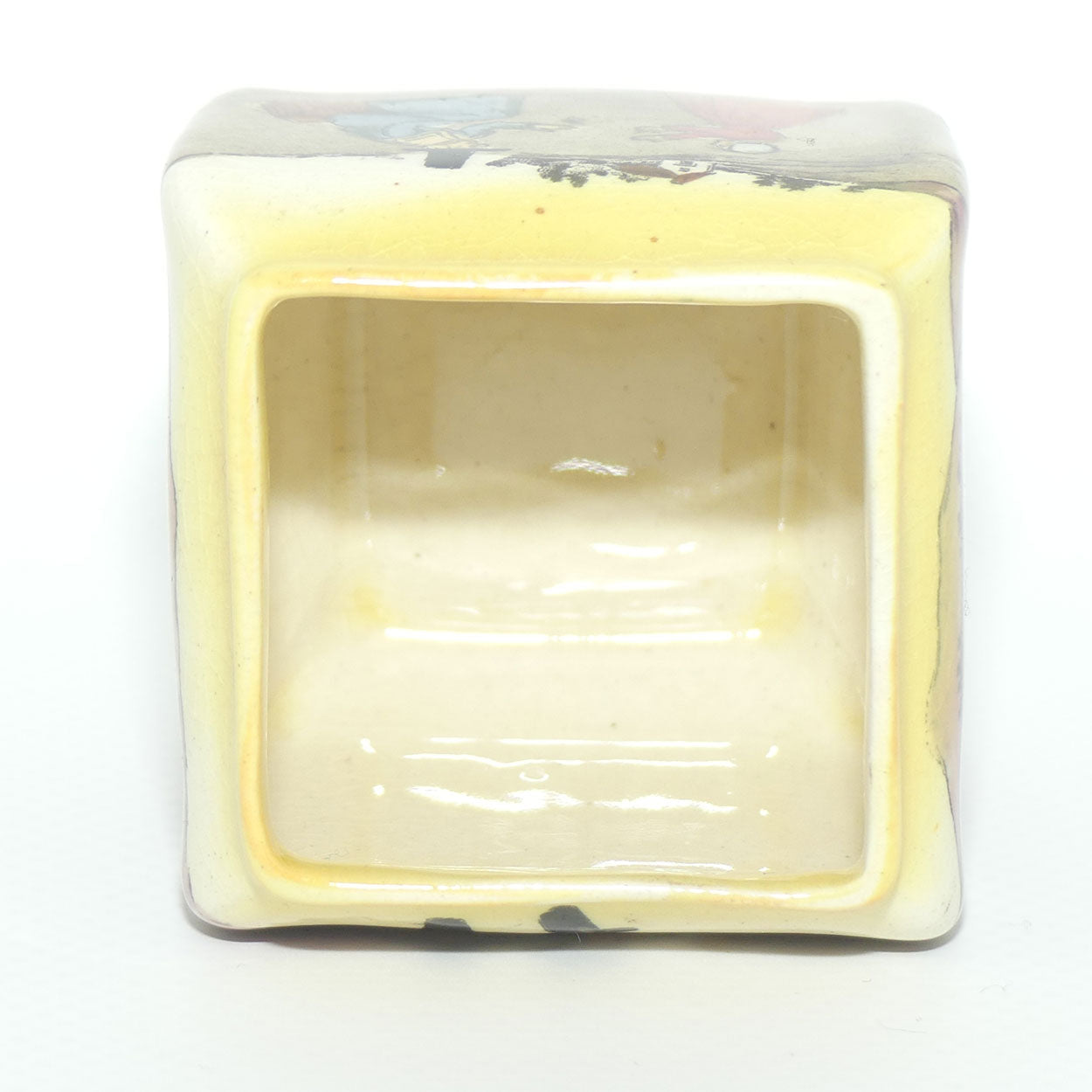 Royal Doulton Welsh miniature box section vase