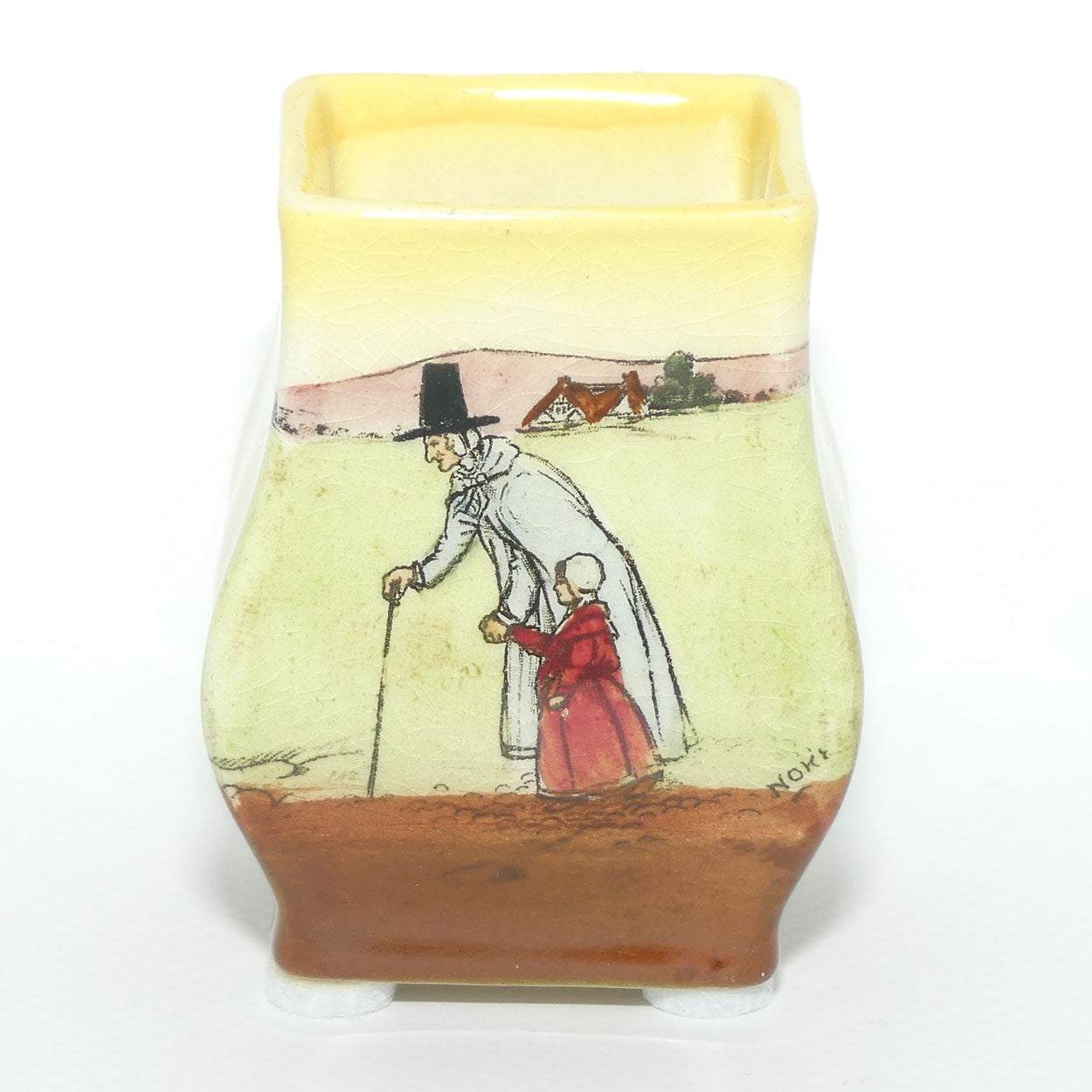 Royal Doulton Welsh miniature vase | 6cm tall