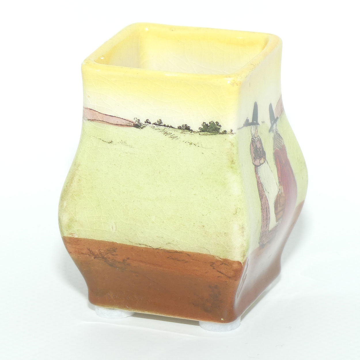 Royal Doulton Welsh miniature vase | 6cm tall
