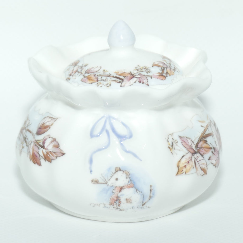 Royal Doulton Brambly Hedge Giftware | Dorothy Lidded Pot | Winter | boxed