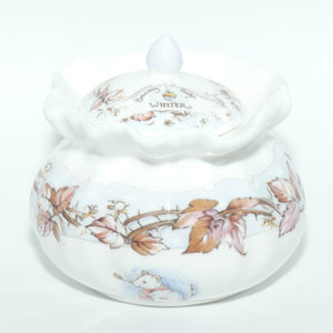 Royal Doulton Brambly Hedge Giftware | Dorothy Lidded Pot | Winter | boxed