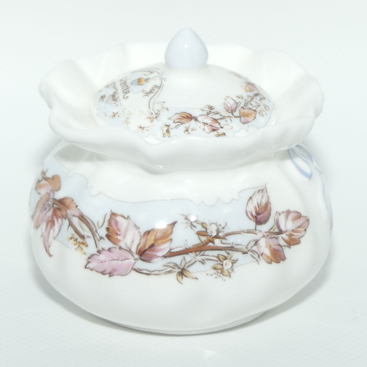 Royal Doulton Brambly Hedge Giftware | Dorothy Lidded Pot | Winter | boxed