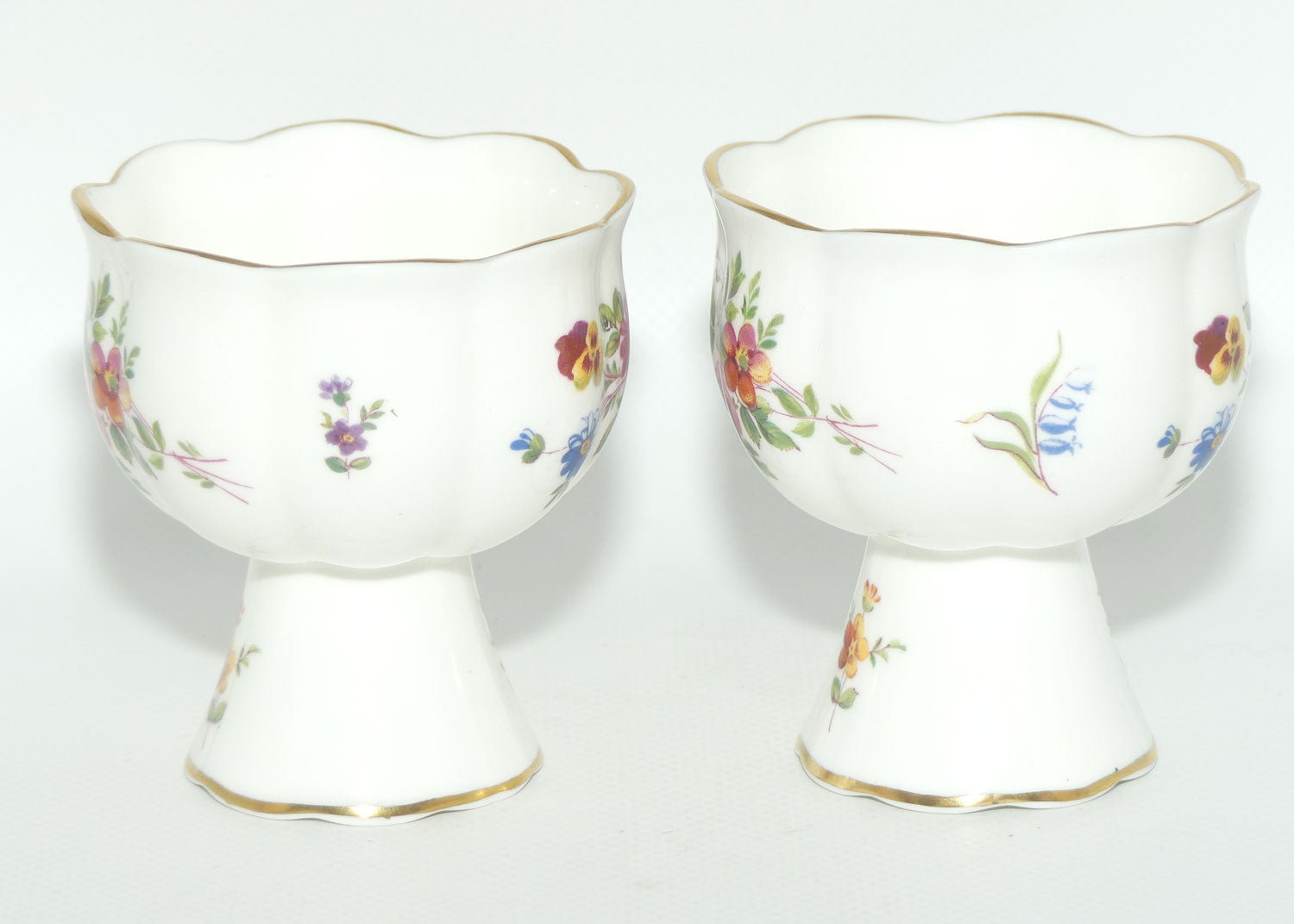 Minton Bone China Marlow pair of candle cups | boxed