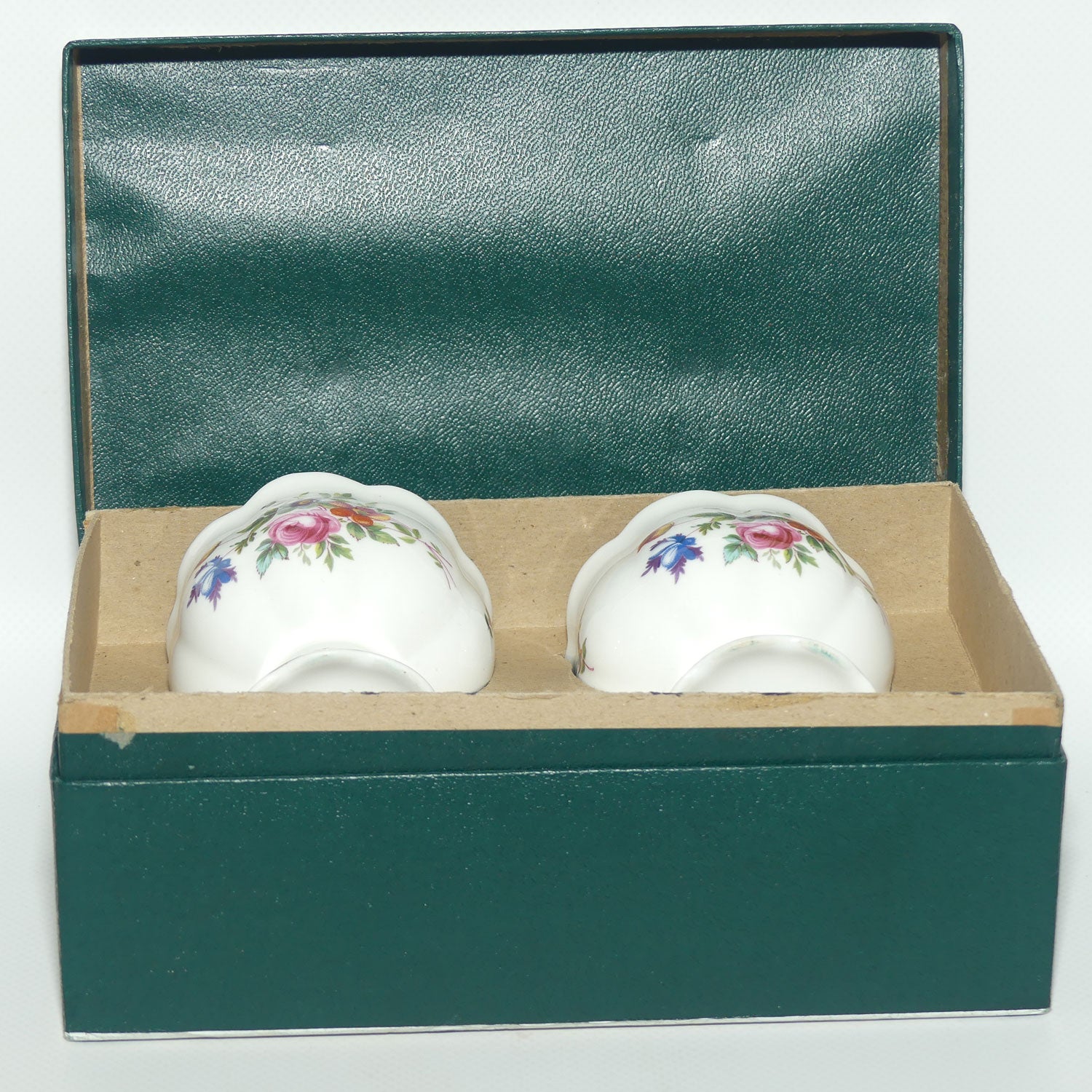Minton Bone China Marlow pair of candle cups | boxed