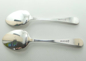 Boxed pair of Edwardian era William Page EP berry spoons