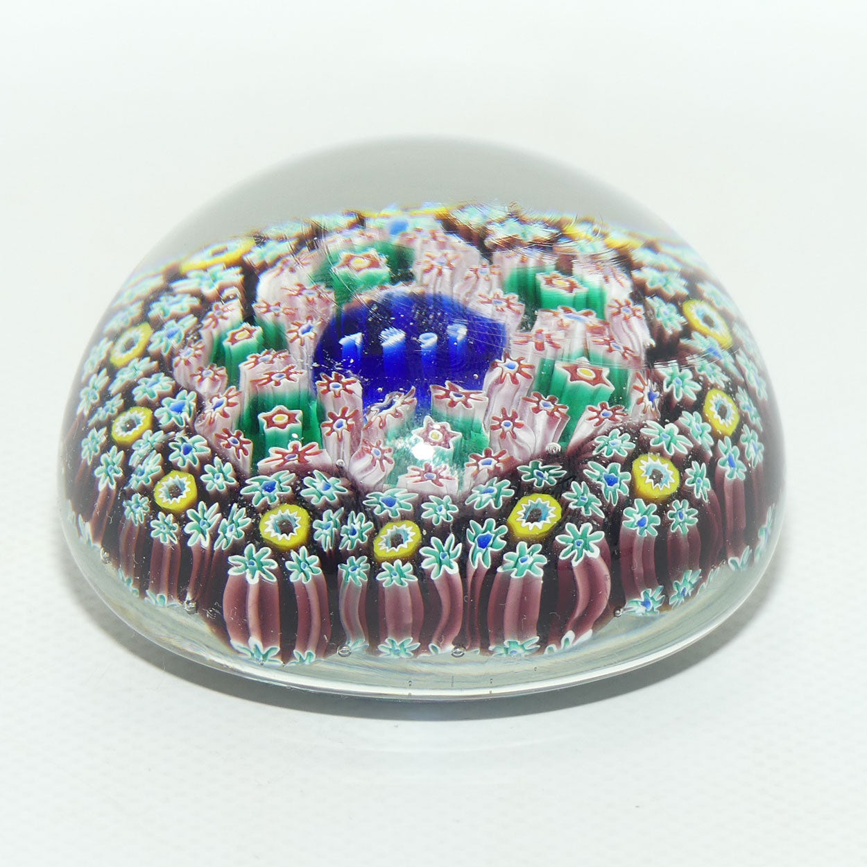 Pair of ALT Murano 1999 and 2000 Millenium paperweights | Boxed