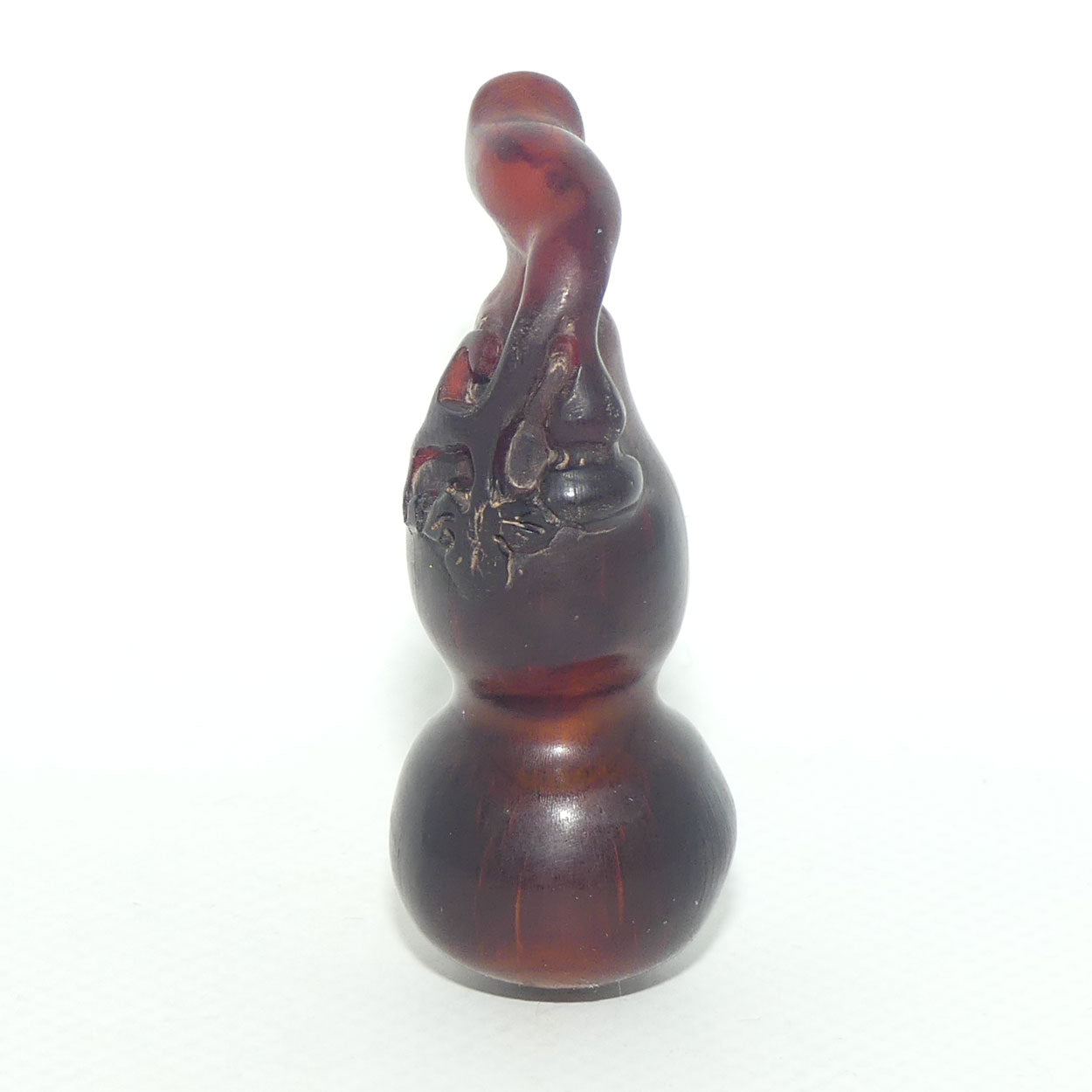Japanese Carved Boxwood miniature Gourd