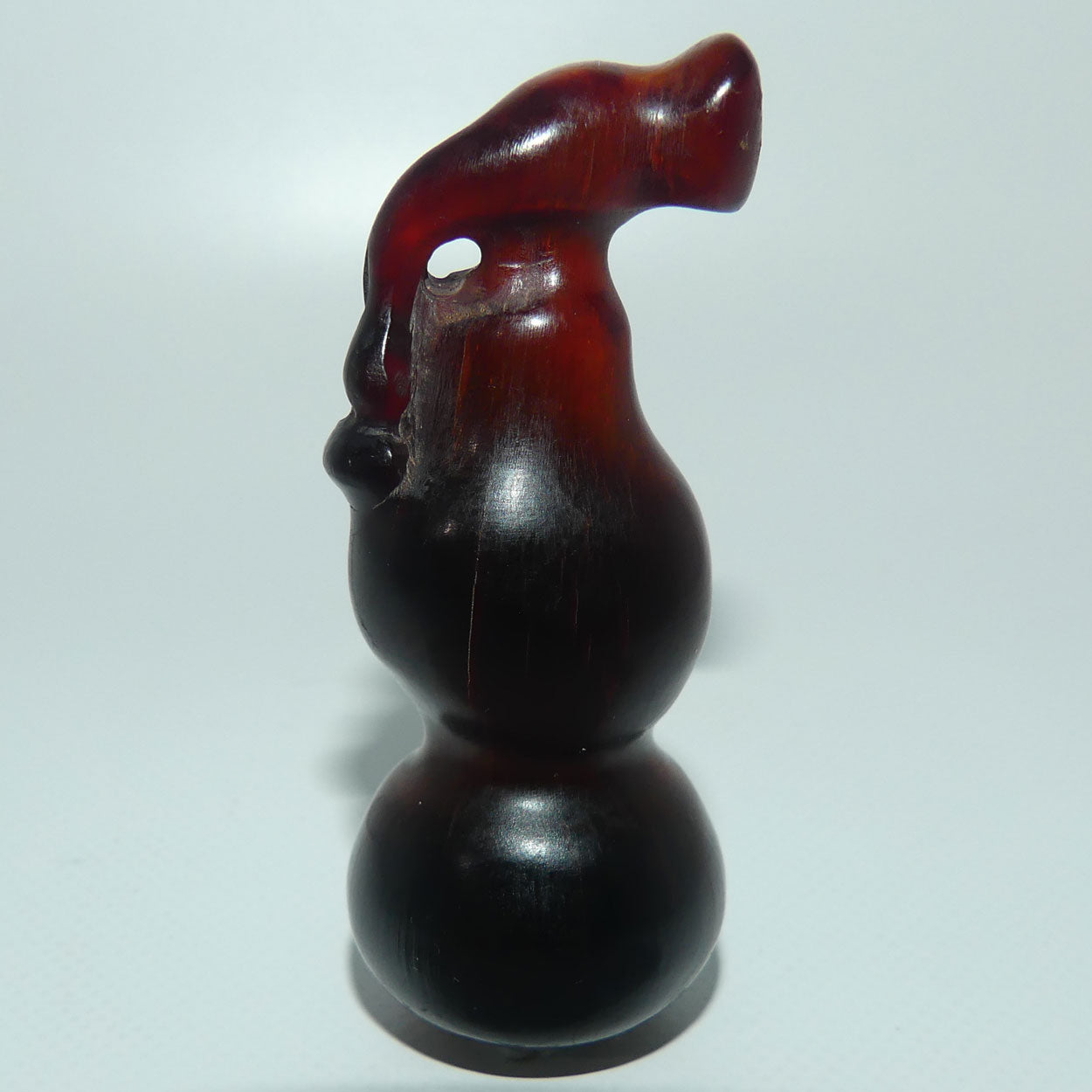 Japanese Carved Boxwood miniature Gourd