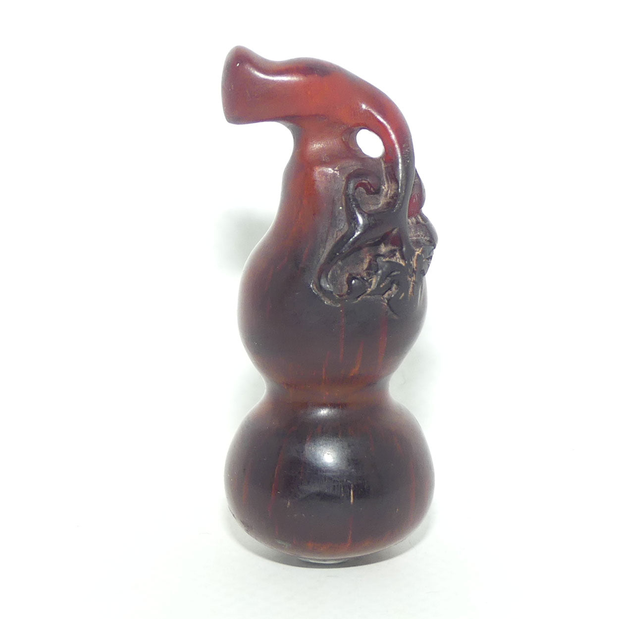 Japanese Carved Boxwood miniature Gourd