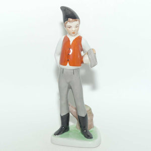 Drasche Kobanyai Porcelangyar Hungary figure | Boy with Axe